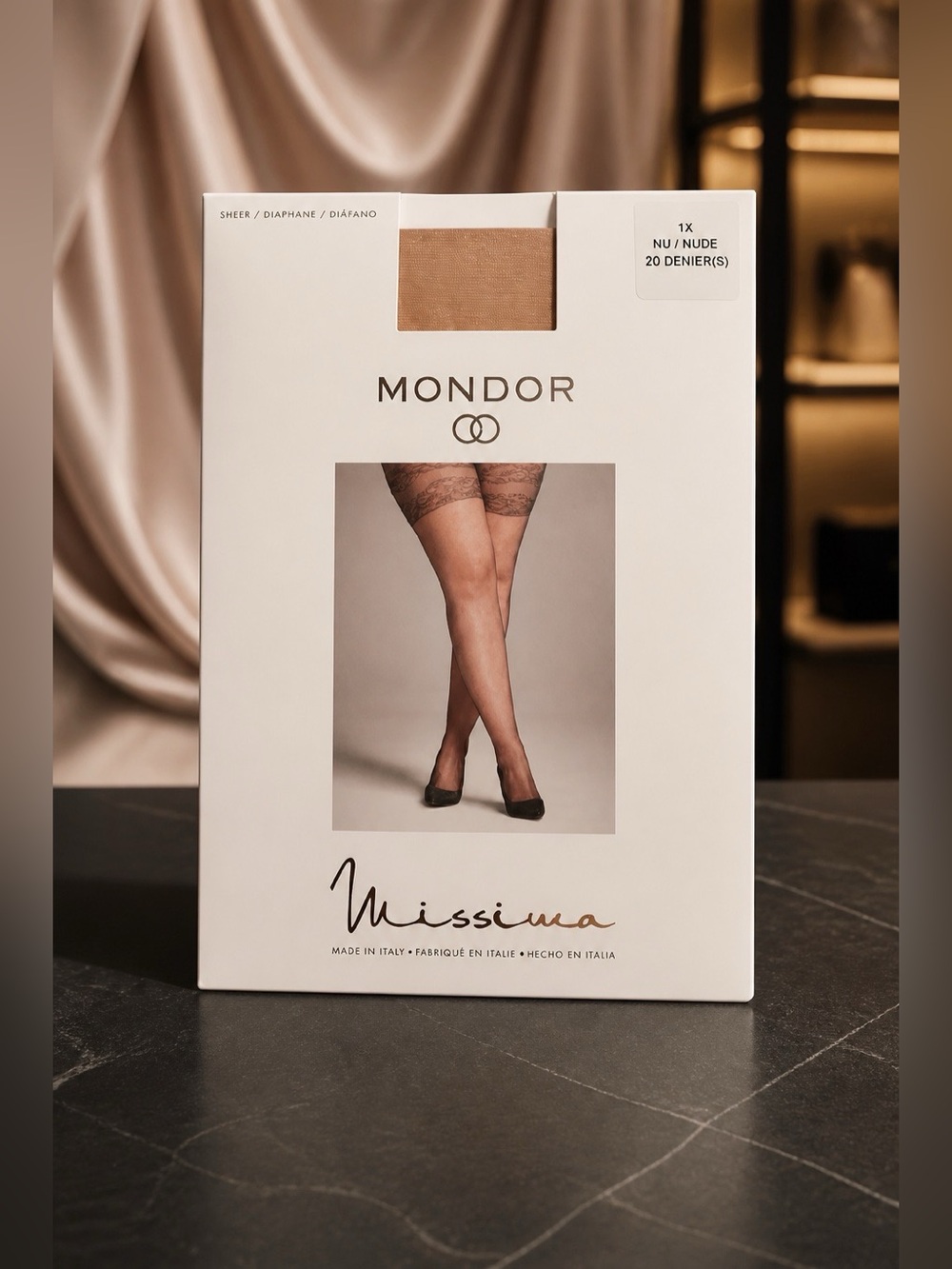 Mondor Missima Tights in Nude 1X